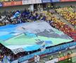 Fanii Universității Craiova prezenți pe Arena Națională la Supercupa cu CFR Cluj au produs confuzie cu un banner afișat în peluză