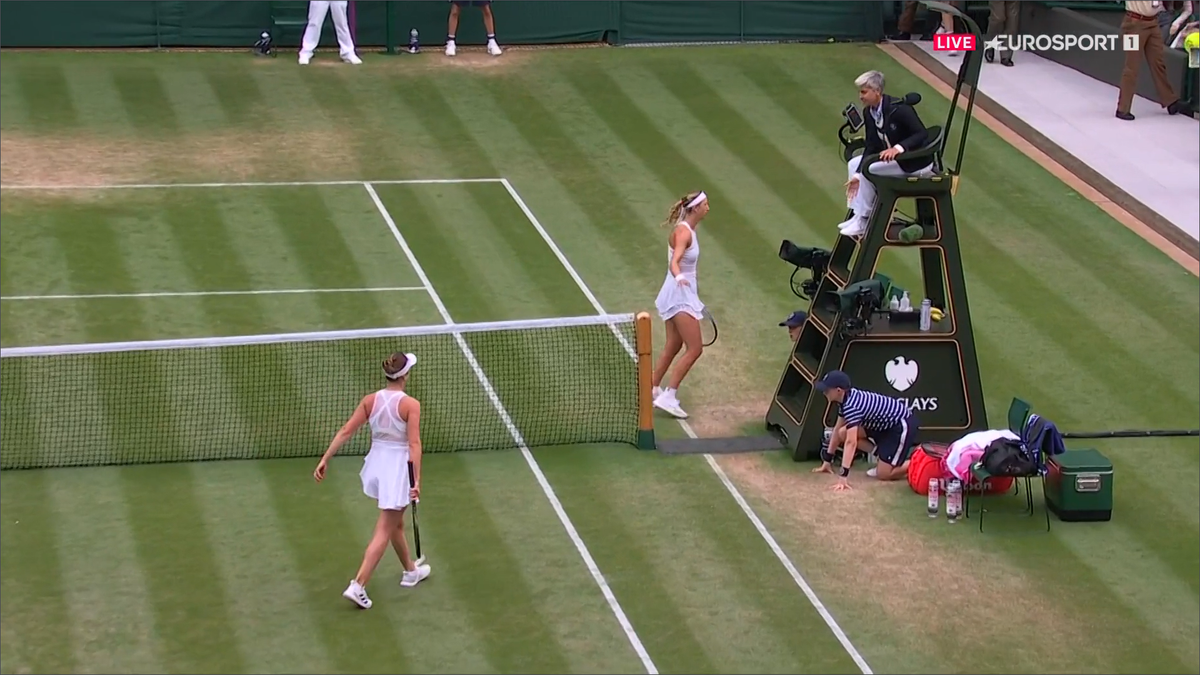 Momente tensionate, după duelul Svitolina - Azarenka de la Wimbledon » Fluierături din tribune: „Ce era să fac, să o aștept?”