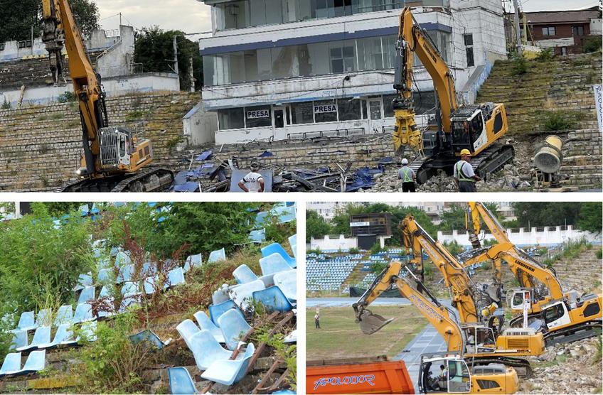 Constanța își pune la pământ bătrânul stadion „Gheorghe Hagi” și are de așteptat aproape 2 ani și jumătate pentru o arenă nouă, modernă, de peste 18.000 de locuri.