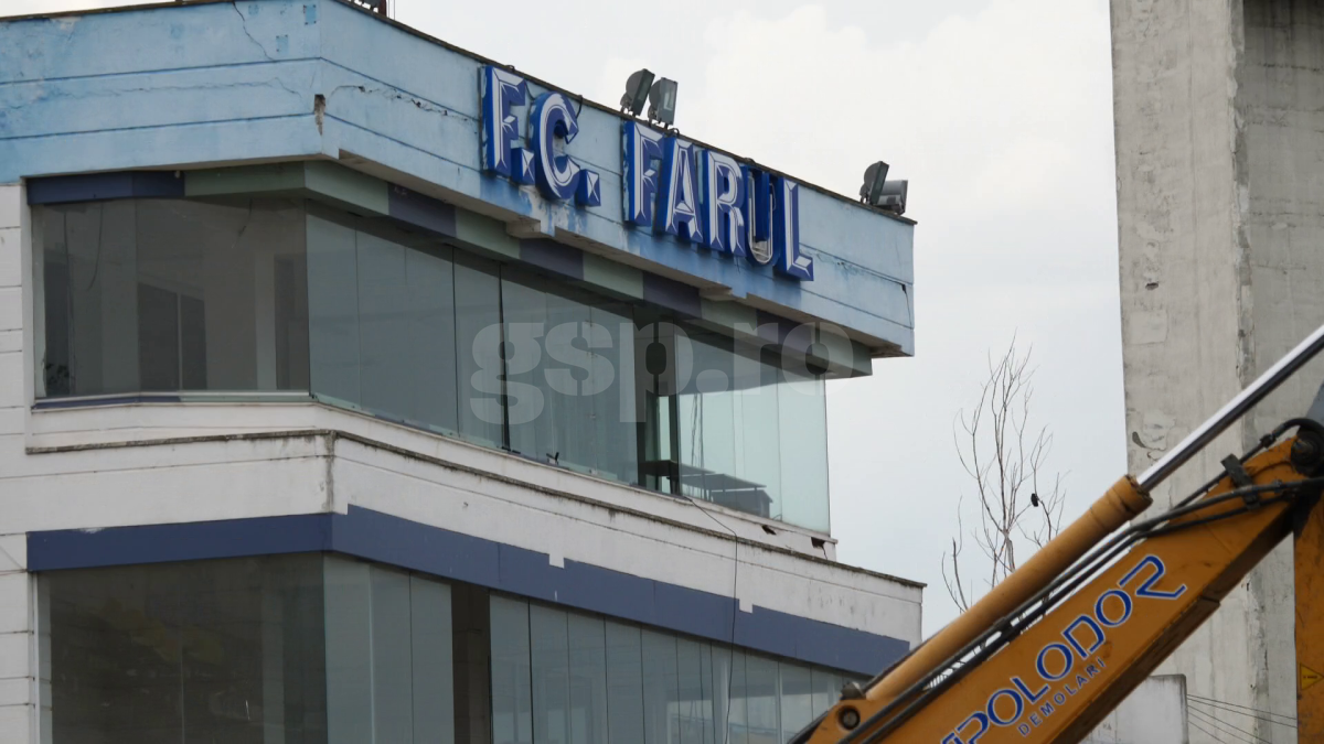 Demolare stadion Farul Constanța, 10 iulie 2023