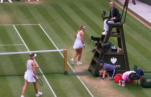 Momente tensionate, după duelul Svitolina - Azarenka de la Wimbledon » Fluierături din tribune: „Ce era să fac, să o aștept?”
