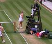 Azarenka nu a aștepta-o pe Svitolina pentru a da mâna/ foto: captură Eurosport