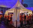Atmosfera din fan zone-ul Olandei în timpul meciului cu Anglia, din semifinalele de la Euro 2024 / foto: Eduard Apostol