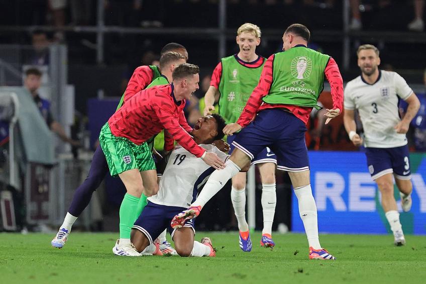 Bucuria lui Ollie Watkins, după golul din prelungiri cu Olanda. Sursă foto: Imago