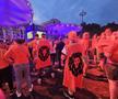 Atmosfera din fan zone-ul Olandei în timpul meciului cu Anglia, din semifinalele de la Euro 2024 / foto: Eduard Apostol
