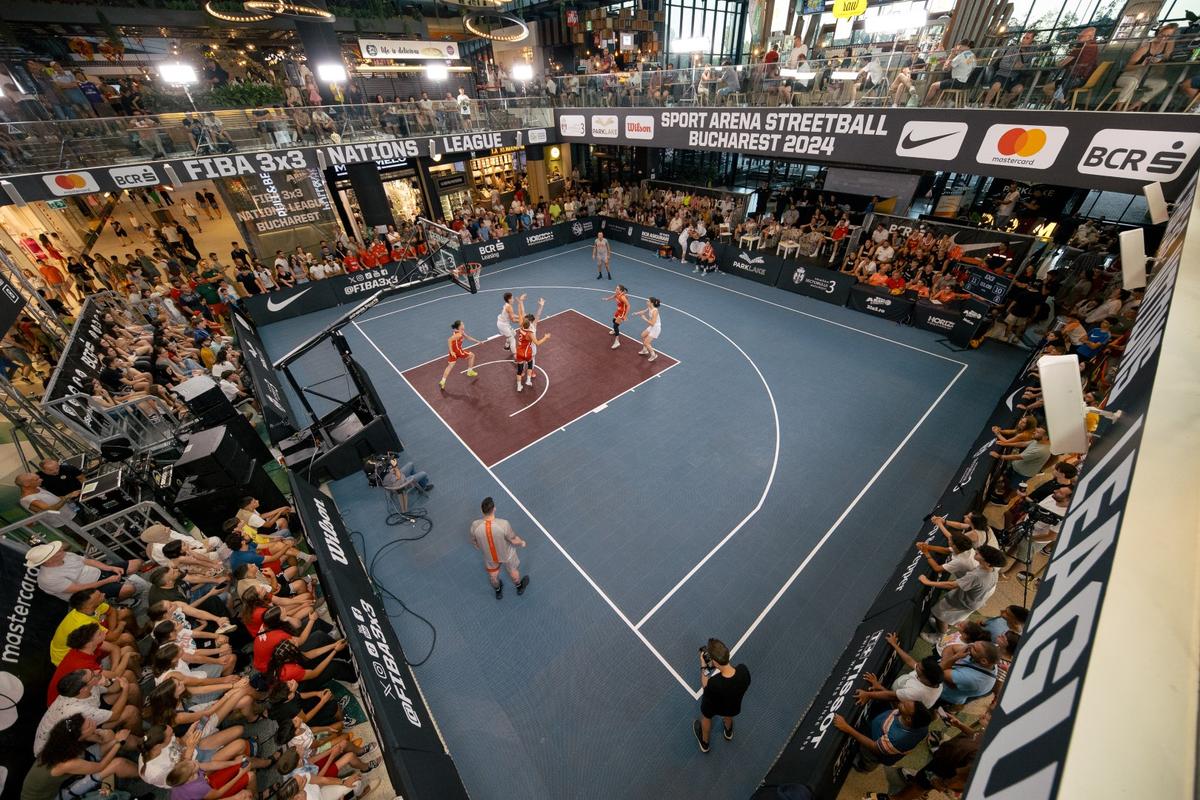 Spiritul Euro 2024 și la meciurile de baschet » Atmosferă de top la meciurile României din Liga Națiunilor la 3x3