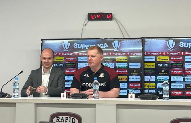Neil Lennon pregătește o schimbare majoră la Rapid: „Acesta este planul”