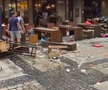Incidente șocante înainte de Olanda - Anglia » I-au luat pe sus pe englezii de la terasele din Dortmund, au zburat pumni și scaune!