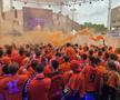 Atmosfera din fan zone-ul Olandei în timpul meciului cu Anglia, din semifinalele de la Euro 2024 / foto: Eduard Apostol