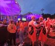 Atmosfera din fan zone-ul Olandei în timpul meciului cu Anglia, din semifinalele de la Euro 2024 / foto: Eduard Apostol