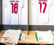 Imagini din vestiarul celor de la CFR Cluj, înaintea meciului cu Paksi