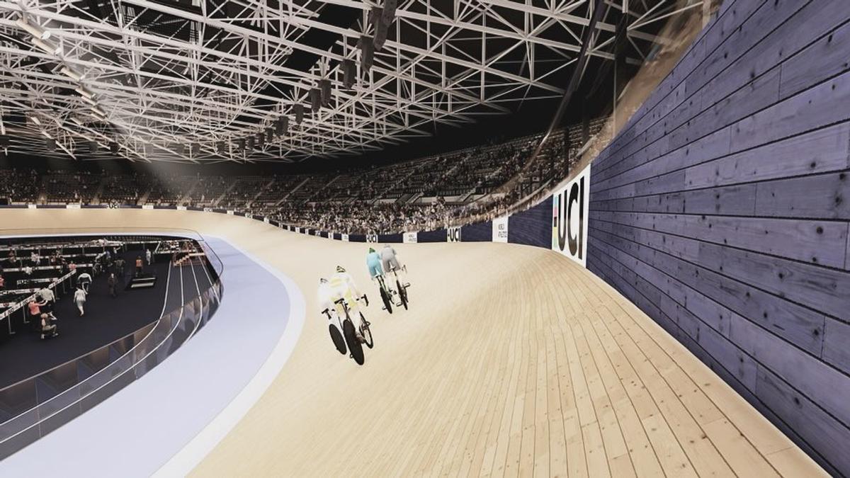 Randare - Velodromul interior de la Craiova / foto: Facebook