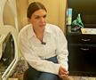 Simona Halep în dialog cu reporterii GSP