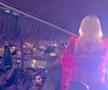 Loredana Groza, show pe mese în fața lui Gică și Ianis Hagi