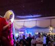 Loredana Groza, show pe mese în fața lui Gică și Ianis Hagi