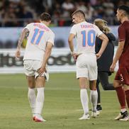 David Miculescu, accidentat în FCSB - Inter d'Escaldes // foto: Cristi Preda (GSP)
