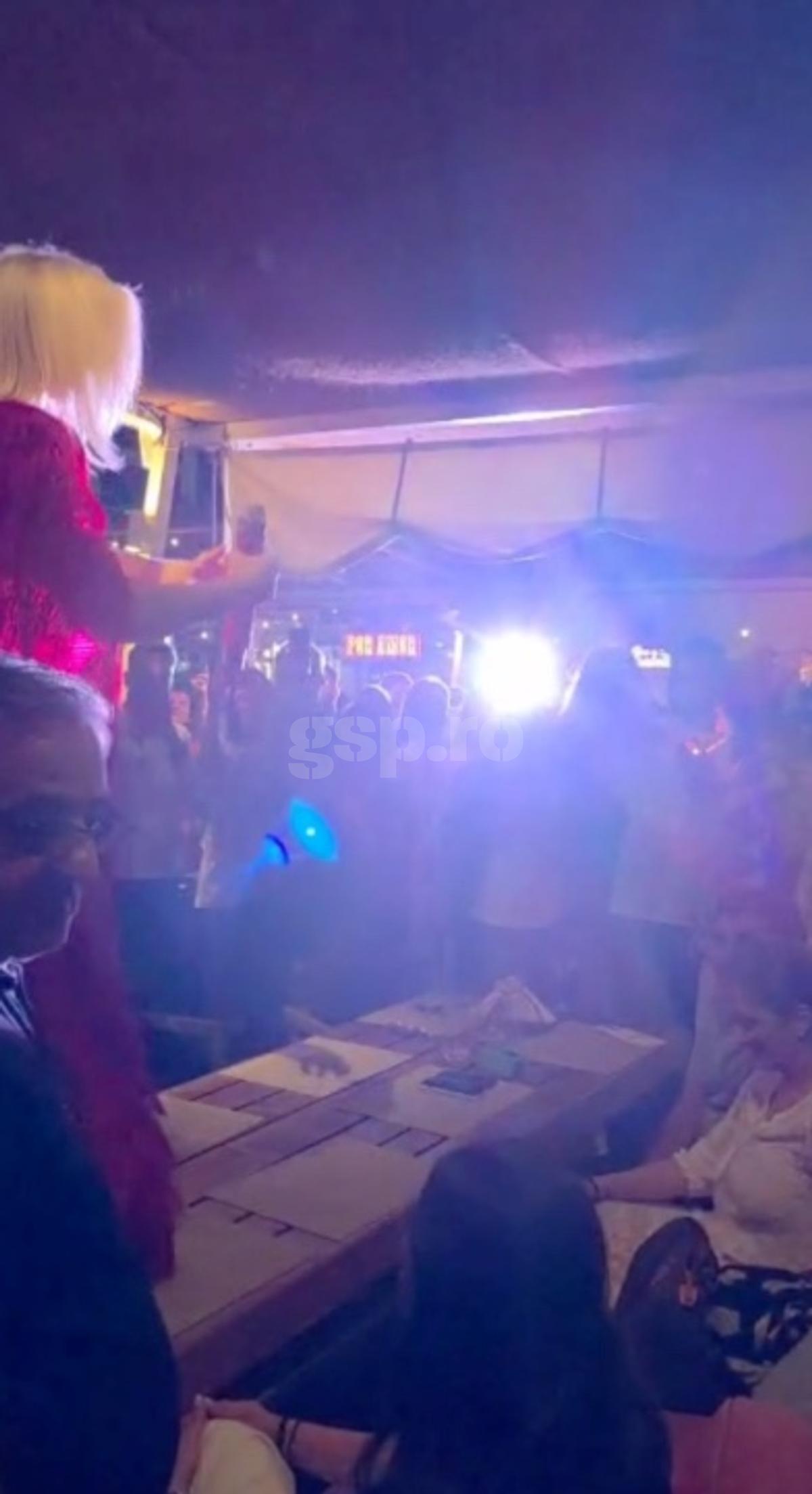 Loredana Groza, show pe mese în fața lui Gică și Ianis Hagi