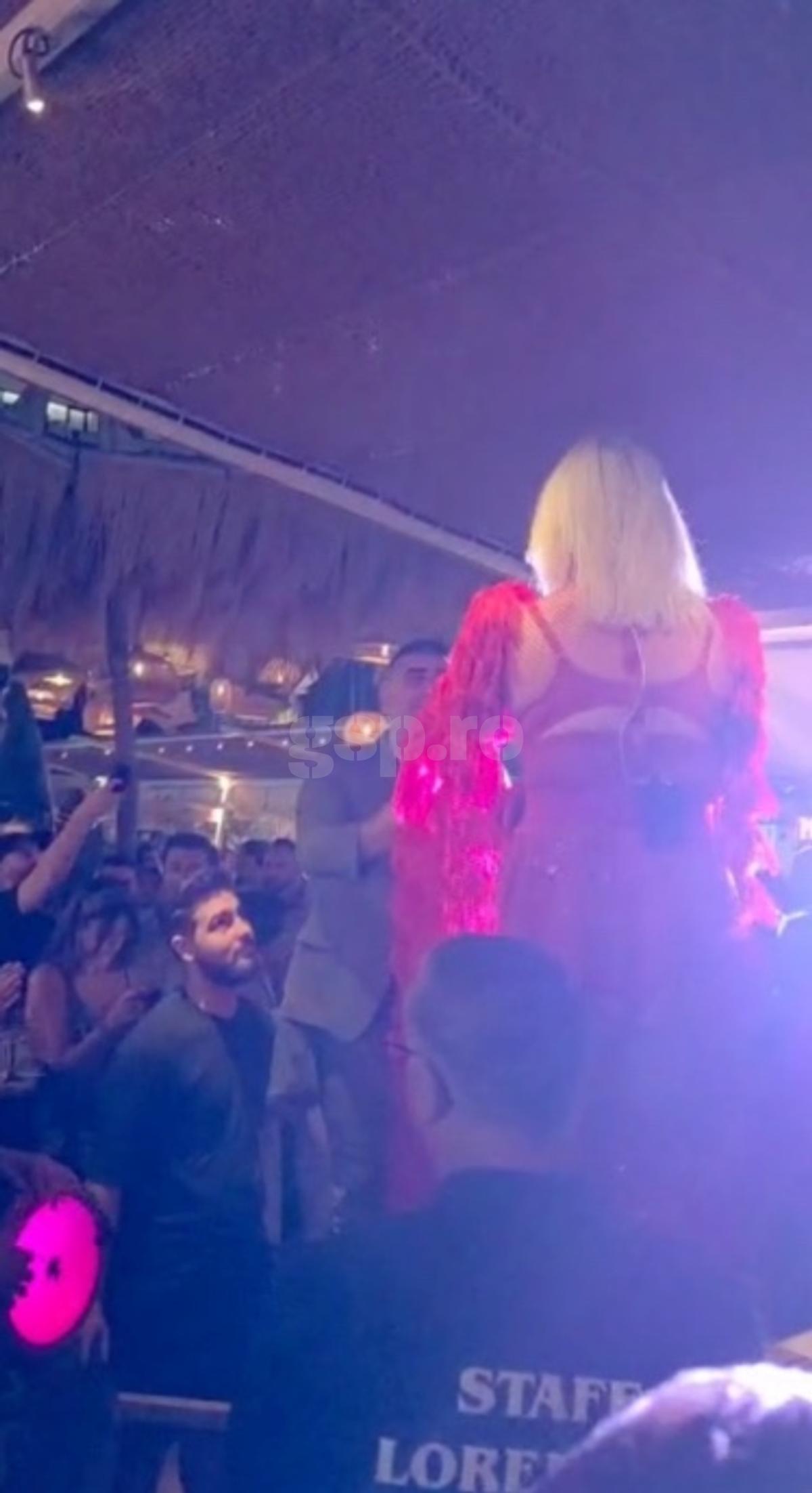 Loredana Groza, show pe mese în fața lui Gică și Ianis Hagi