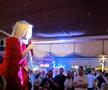 Loredana Groza, show pe mese în fața lui Gică și Ianis Hagi