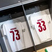 Imagini din vestiarul celor de la CFR Cluj, înaintea meciului cu Paksi