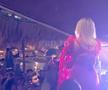 Loredana Groza, show pe mese în fața lui Gică și Ianis Hagi