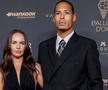 Virgil van Dijk și soția sa, Rike Nooitgedacht, la Wimbledon