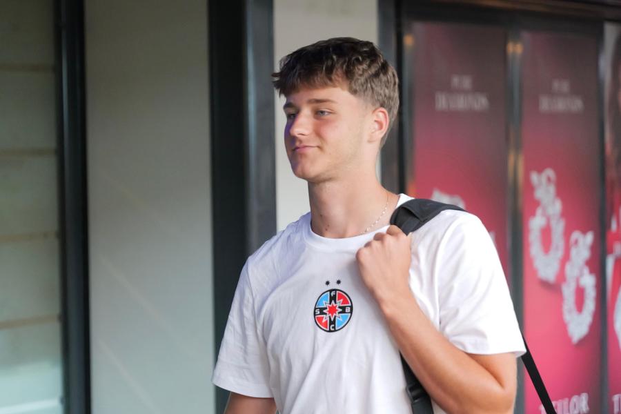 Andrei Dăncuș // foto: Andrei Furnigă (GSP) Marius Baciu crede că FCSB are o „perlă” în curte: „Sincer vă spun, îl aruncam în luptă astăzi”