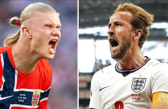 Duelul lunetiștilor mondiali de la miezul nopții! » Erling Haaland sau Harry Kane pentru un loc în careul de ași?