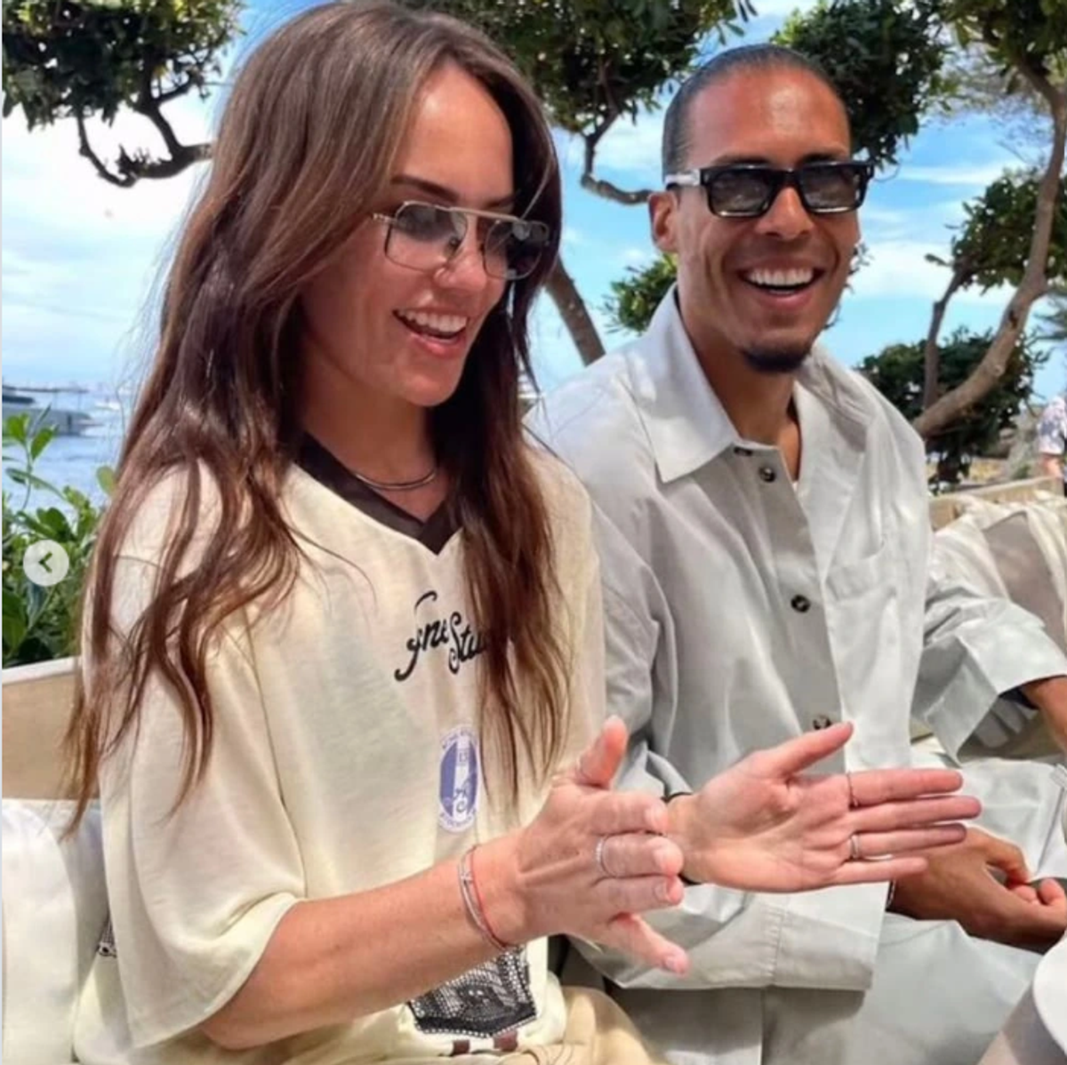 Virgil van Dijk și soția sa, Rike, au mers la Londra pentru „vânătoarea” favorită a milionarilor