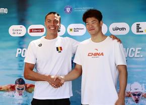 David Popovici și Pan Zhanle, față în față la București: „Nu știu care e Ronaldo și care e Messi” » Ce l-a făcut să exclame: „Suntem varză”