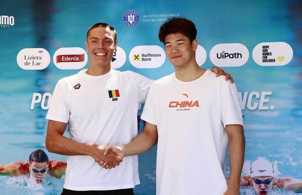 David Popovici și Pan Zhanle, față în față la București: „Nu știu care e Ronaldo și care e Messi” » Ce l-a făcut să exclame: „Suntem varză”