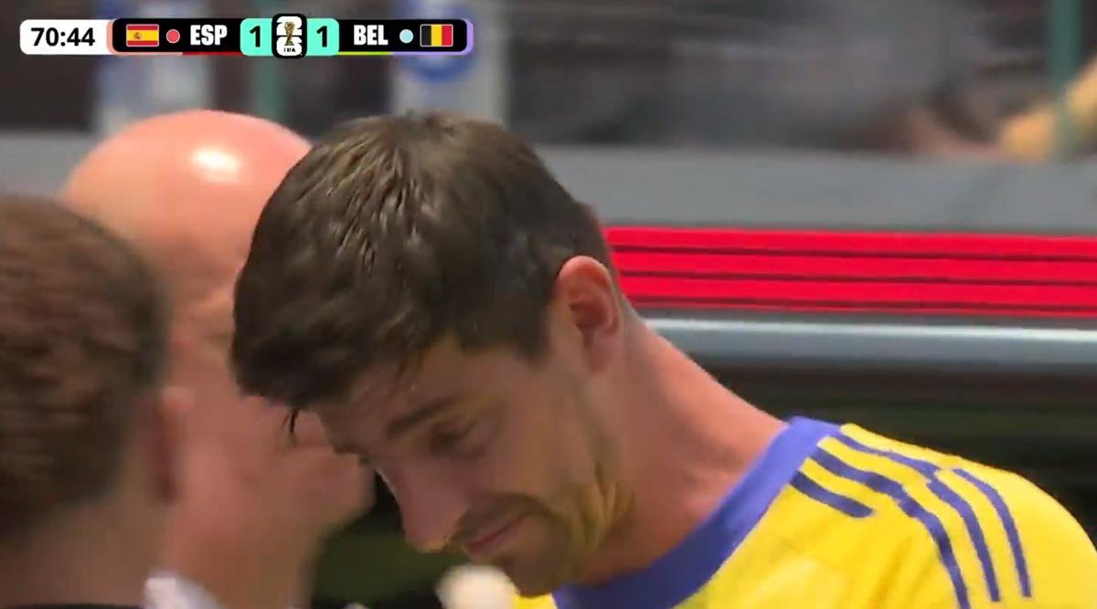 Thibaut Courtois s-a accidentat în Spania - Belgia