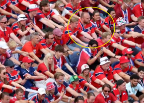 Singurul fan care refuză să vâslească în tribuna Norvegiei: „Toată chestia asta e furată”