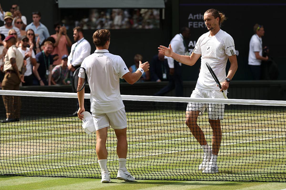 Alexander Zverev s-a calificat în finala de la Wimbledon: Fery a ținut pasul cu el doar în primul set