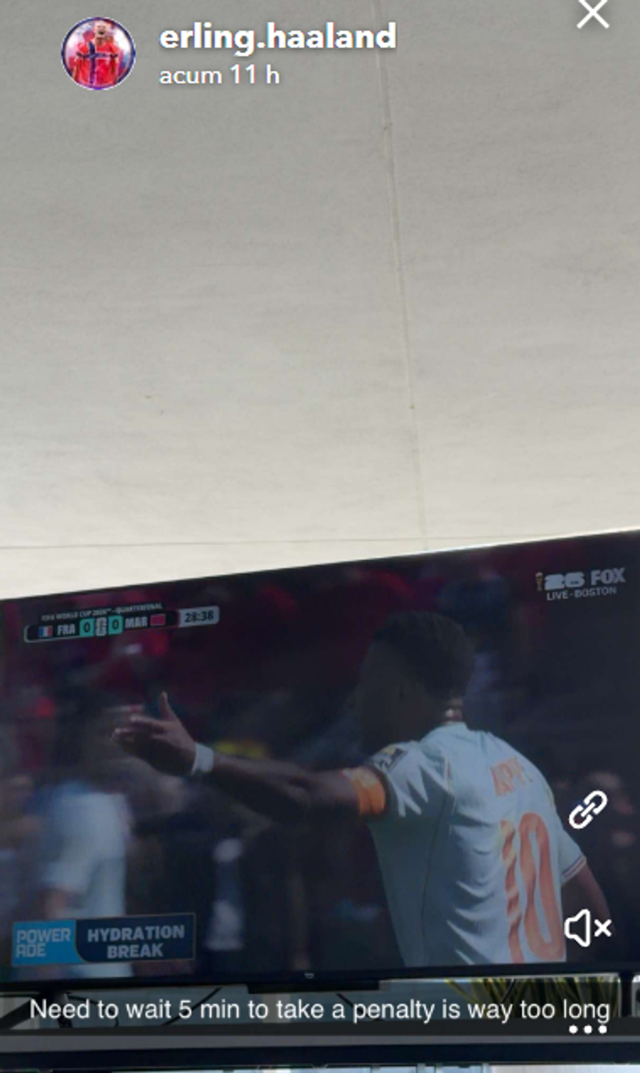 Erling Haaland, postare la penalty-ul lui Mbappe: „Mult prea mult”