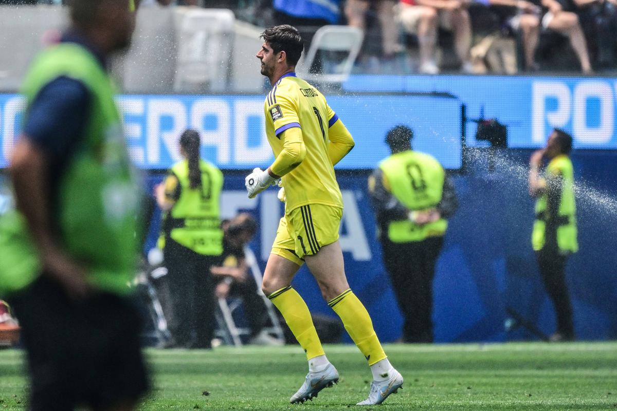 Thibaut Courtois s-a accidentat în Spania - Belgia