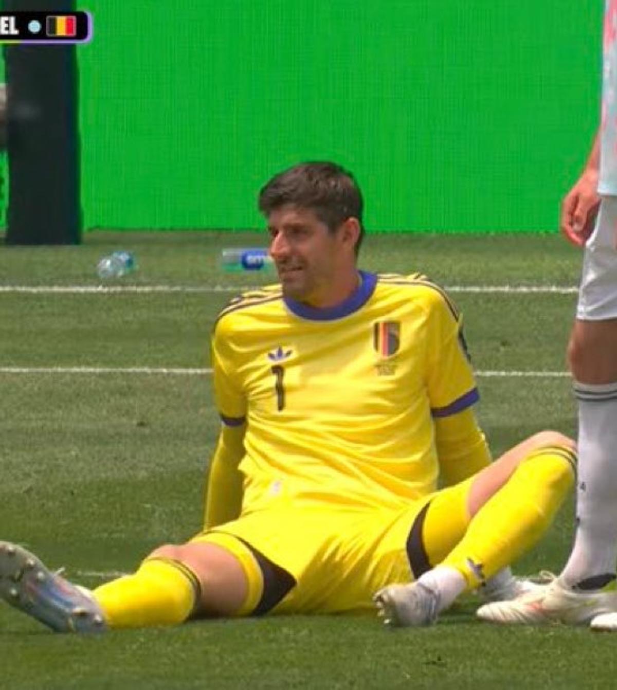 Thibaut Courtois s-a accidentat în Spania - Belgia
