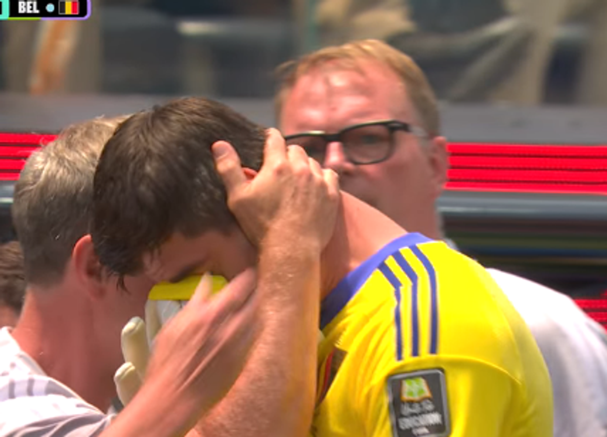 Thibaut Courtois s-a accidentat în Spania - Belgia