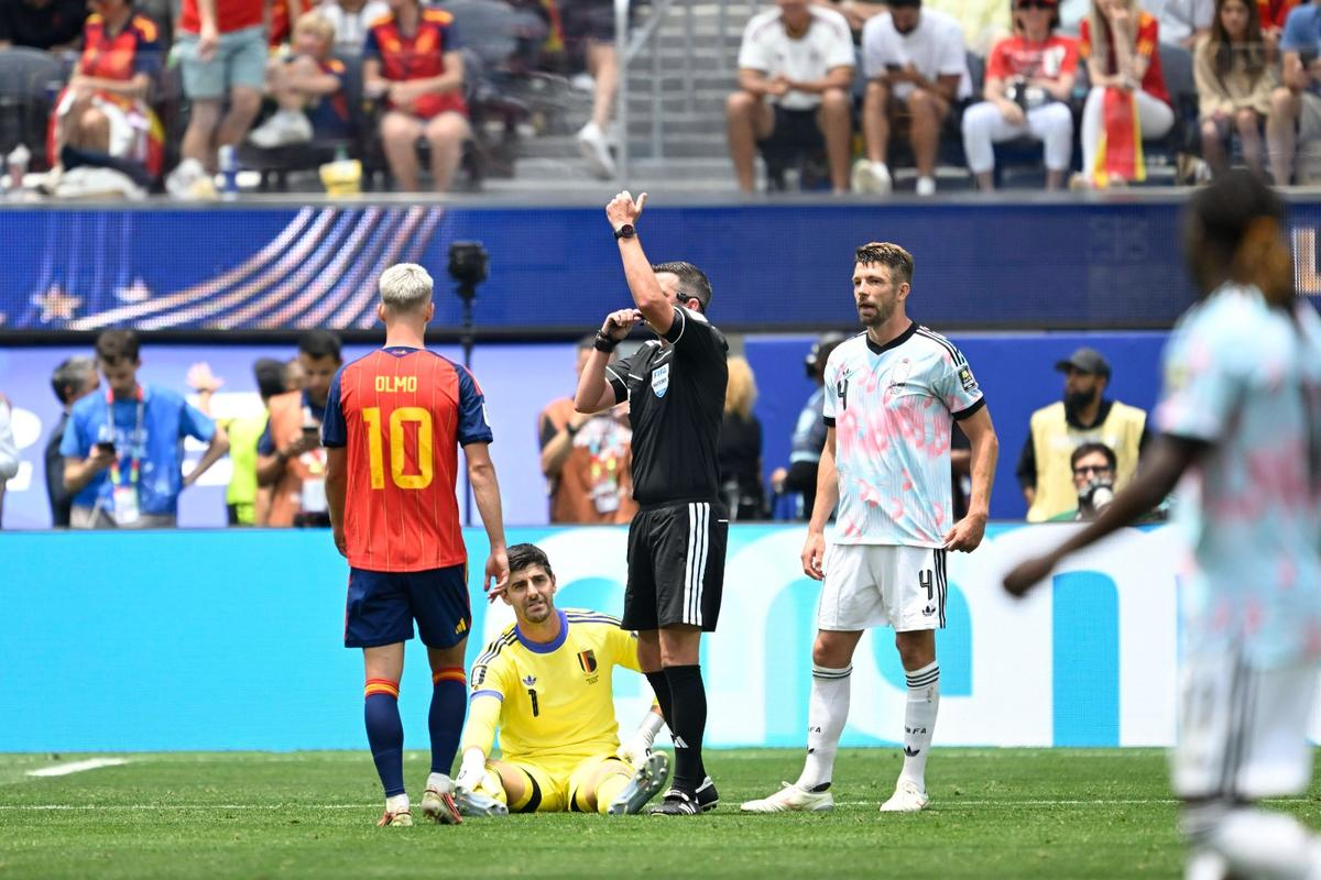Thibaut Courtois s-a accidentat în Spania - Belgia