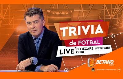 Trivia de Fotbal revine pe Betano miercuri, de la 21:00