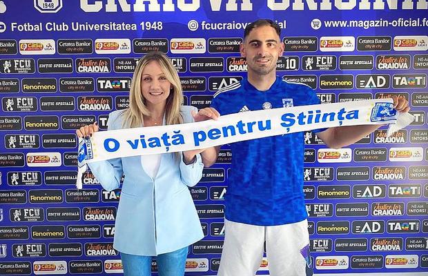 FCU Craiova, două transferuri într-o zi! A semnat fotbalistul Luanei și s-a întors „fiul rătăcitor” al lui Mititelu