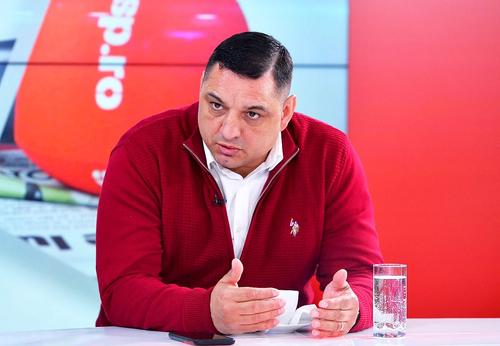 Ionel Ganea în studioul GSP