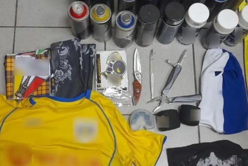 Fanii ploieșteni au fost reținuți în Grecia / Sursă foto: protothema.gr