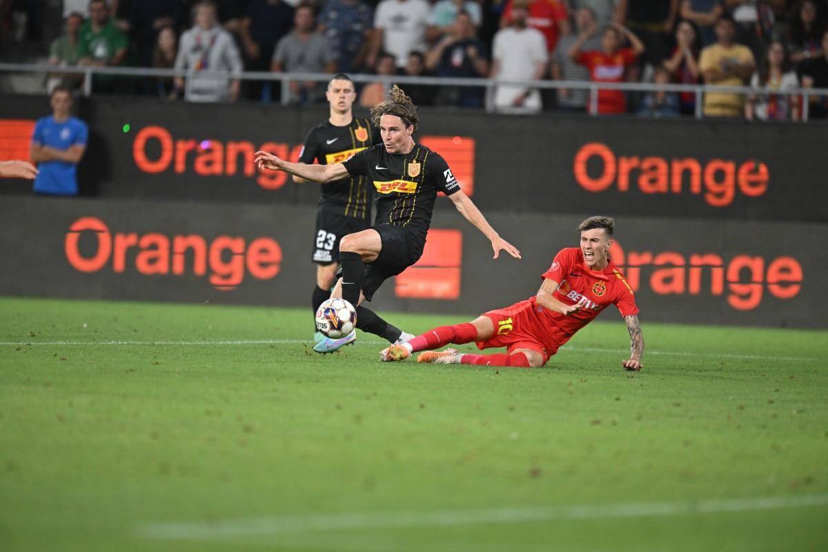 Penalty cerut de Tavi Popescu în FCSB - Nordsjaelland