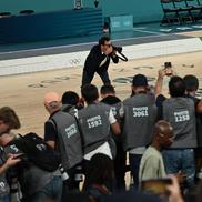 Jimmy Fallon, la finala SUA - Franța / FOTO: Raed Krishan (GSP.ro)