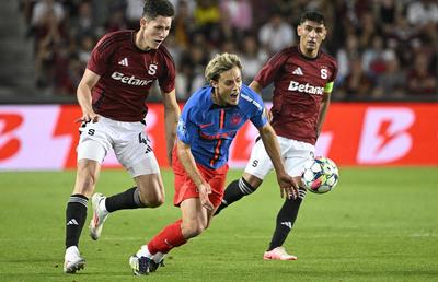 Sparta Praga și-ar putea pierde o „perlă” înaintea returului cu FCSB » Două cluburi de top se bat pe semnătura jucătorului