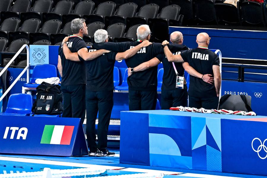 Staff-ul Italiei, protest la meciul de polo cu Spania Naționala de polo masculin a Italiei, protest inedit la Jocurile Olimpice! De vină a fost decizia TAS de la meciul cu Ungaria