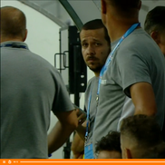 Mirel Rădoi, criză de nervi în Craiova - Hermannstadt. FOTO: captură Orange Sport