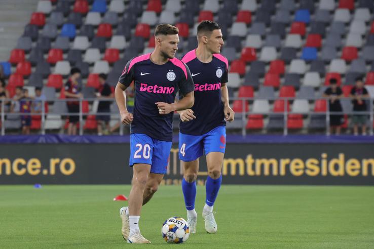 FCSB - Unirea Slobozia, imagini de la nivelul gazonului. FOTO: Ionuț Iordache