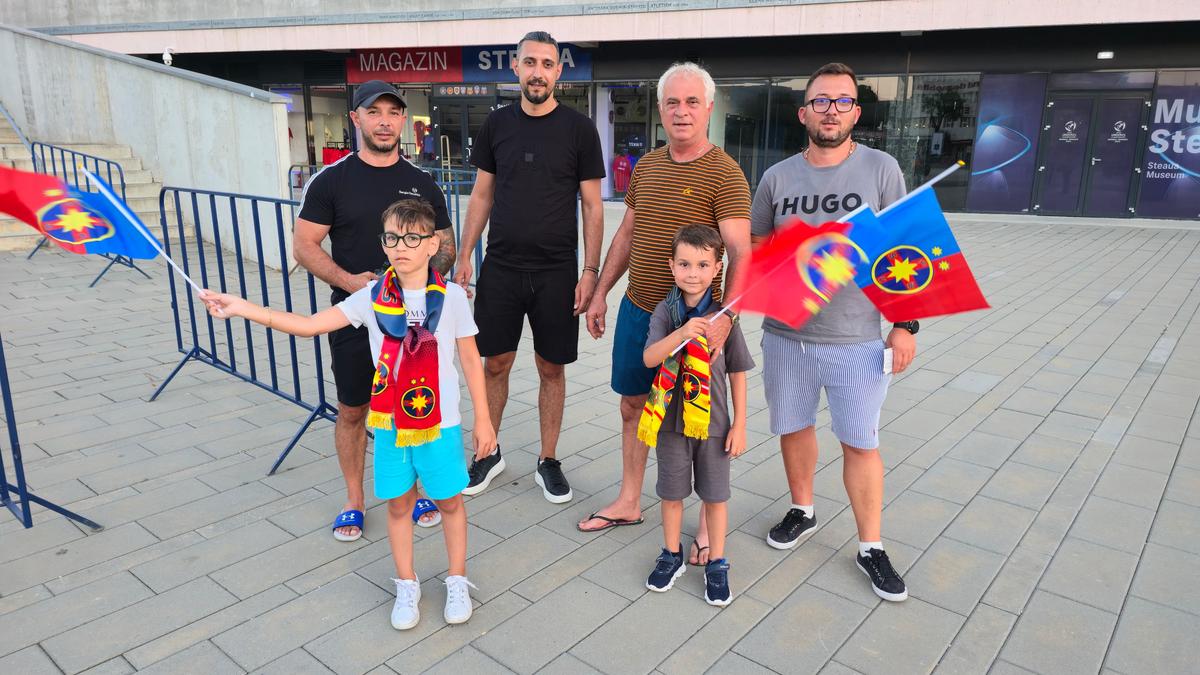 FCSB - Unirea Slobozia, imagini înaintea partidei din Ghencea